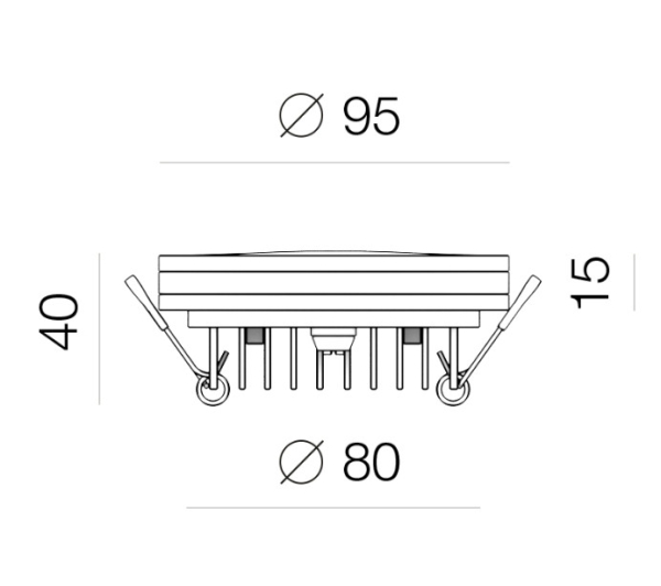 Влагозащищенный светильник LeDron LIP0906-10W-Y4000K