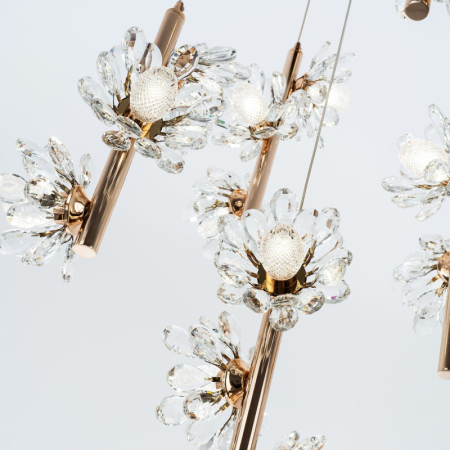 Каскадная люстра MODELUX ML.1855.15 GD