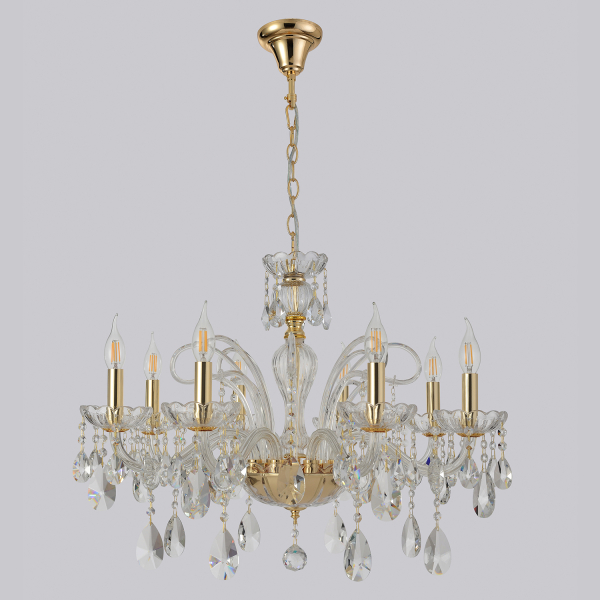 Crystal Lux Люстра Crystal Lux MONICA SP8 GOLD