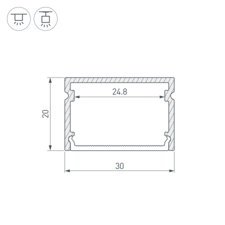 Профиль Arlight 062250