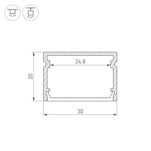 Профиль Arlight 062250