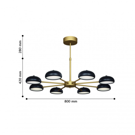 Люстра на штанге F-Promo 2501-8P