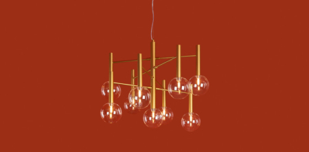 Подвесная люстра Freya FR5584CL-L45G