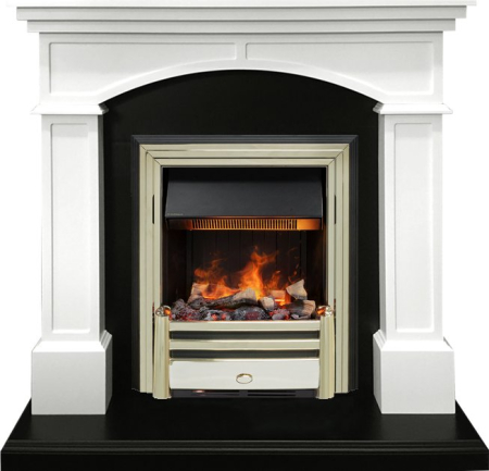 Dimplex Каминокомплект Langford - Белый с черным с очагом Cavendish