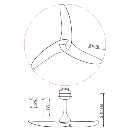 Подвесной светильник Mantra 9042