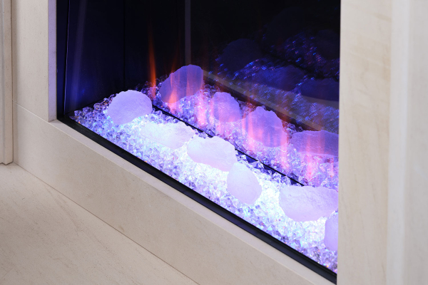 British Fires New Forest 650SQ with Signature logs