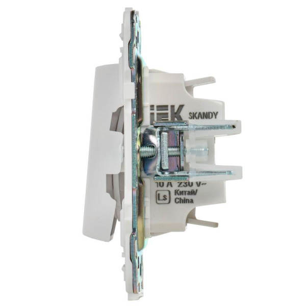 Выключатель перекрестный 2-кл. SKANDY 10А SK-V06W арктич. бел. IEK SK-V23-0-10-K01