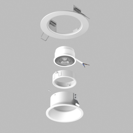 Встраиваемый светильник Lightstar D61606WMOD