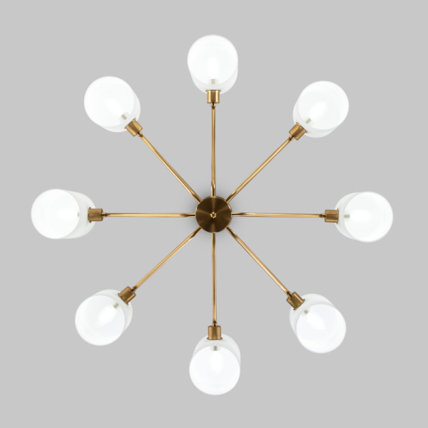 Люстра на штанге Eurosvet 60157/8 латунь