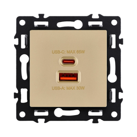 Розетка KOLLINGER AS-024GD