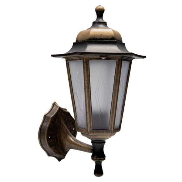 Светильник садово-парковый PP4101/02 C64 НБУ 06-60-001 У1 "Леда1" 6-гран. пласт. +пласт. черн. бронза Camelion 13835