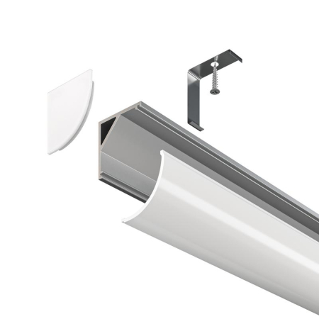 Профиль накладной 16х16 алюм. Maytoni ALM008S-2M