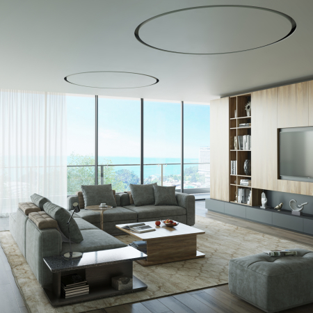 CALYPSO 1900 Встраиваемый кольцевой гипсовый светильник