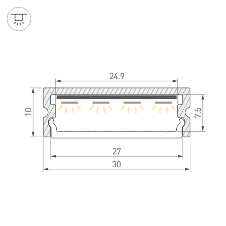 Профиль Arlight 061543