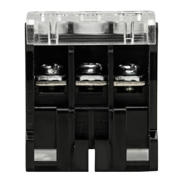 Блок зажимов клеммный БЗД 3х-полюсный 2,5 мм2 20A на DIN-рейку REXANT