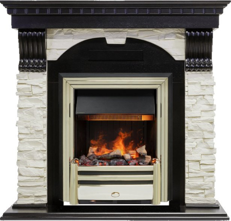 Dimplex Каминокомплект Dublin - Венге / Сланец белый с очагом Cavendish