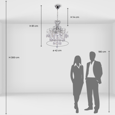 Подвесная люстра DeMarkt 111018104