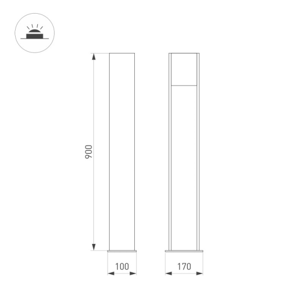 Садово-парковый светильник Arlight 054980