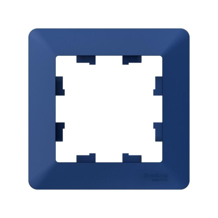 Рамка 1-м AtlasDesign Air аквамарин/дым. черн. SE ATN221101