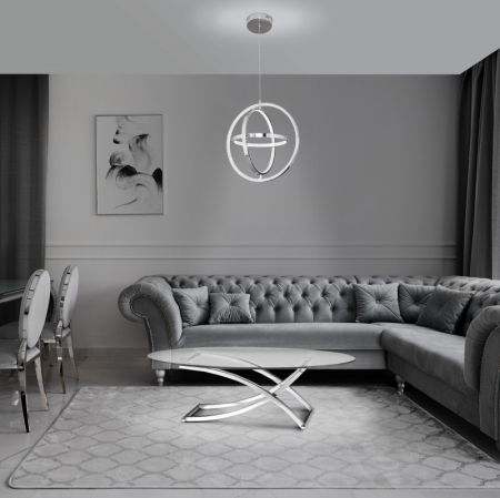 Подвесной светильник Eurosvet 90245/3 хром