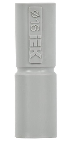 Муфта соединительная для жестких труб d16 GIG-16 ELASTA IEK CTA10D-GIG16-K41-100