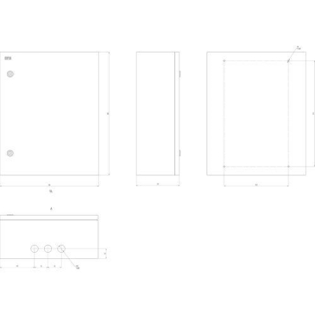 Корпус металлический ЩМП-06 SIMPLE 500х400х175 IP31 NO_SIMPLE_SHMP-06_IP31 ЭРА Б0041657