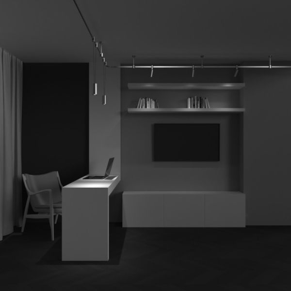 Светильник на шине Maytoni Technical TR157-1-12W3K-PT