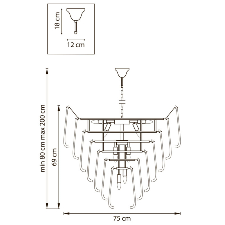 Подвесная люстра Lightstar 799182
