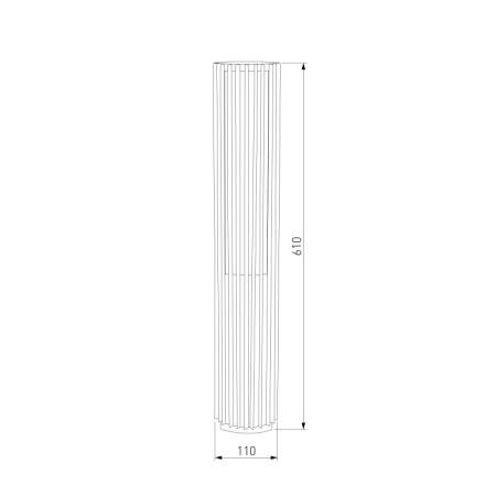 Садово-парковый светильник Elektrostandard 35189/F 3000K черный