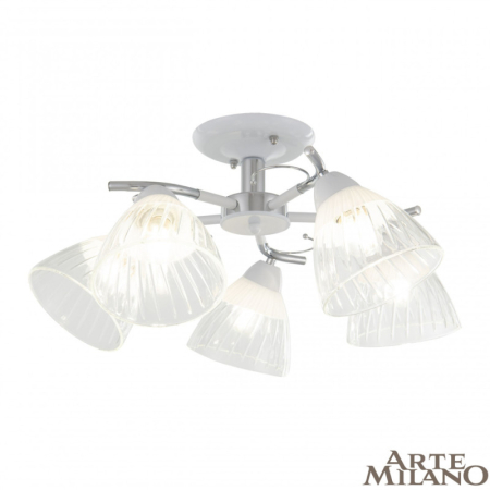 Накладная люстра Arte Milano 320306/5 WT+CR