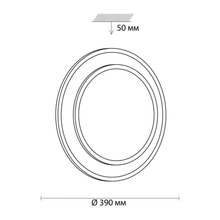 Накладной светильник Sonex 3007/DL