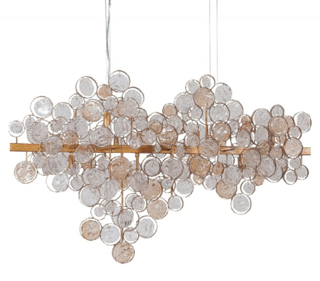 Подвесная люстра Crystal Lux DESEO SP12 L1000 GOLD