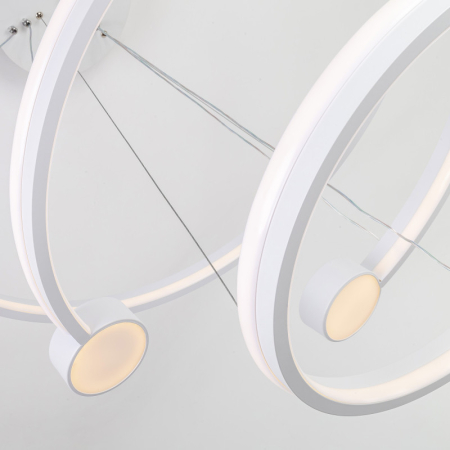 Каскадная люстра LED4U L7100-3 WТ