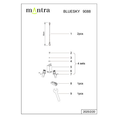 Крепеж Mantra 9088