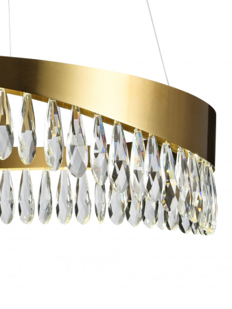 Подвесная люстра Natali Kovaltseva LED LAMPS 81356 GOLD SATIN