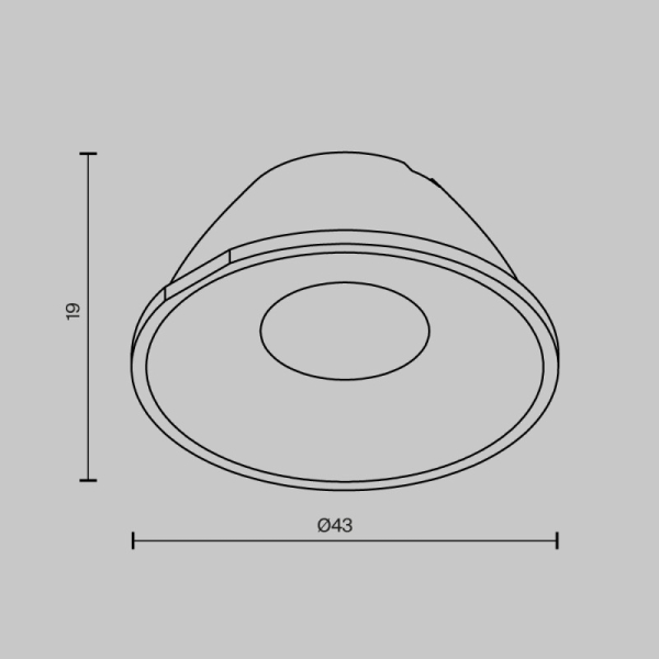Линза Maytoni Technical LensCD43-36