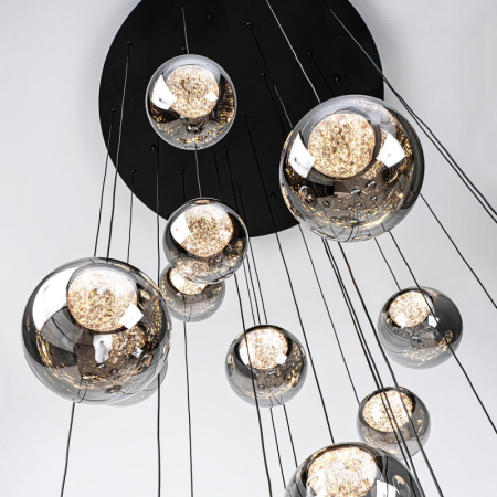 Подвесная люстра MODELUX ML.2338.25 BK-CR