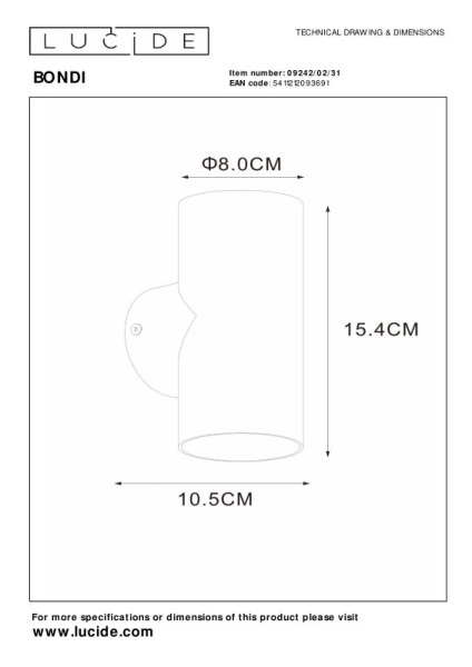 Бра LUCIDE 09242/02/31