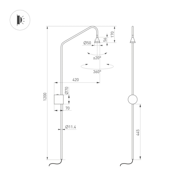 Бра Arlight 059589