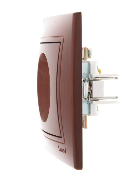 Розетка телевизионная оконечная TV Mira вишня LEZARD 701-0601-130