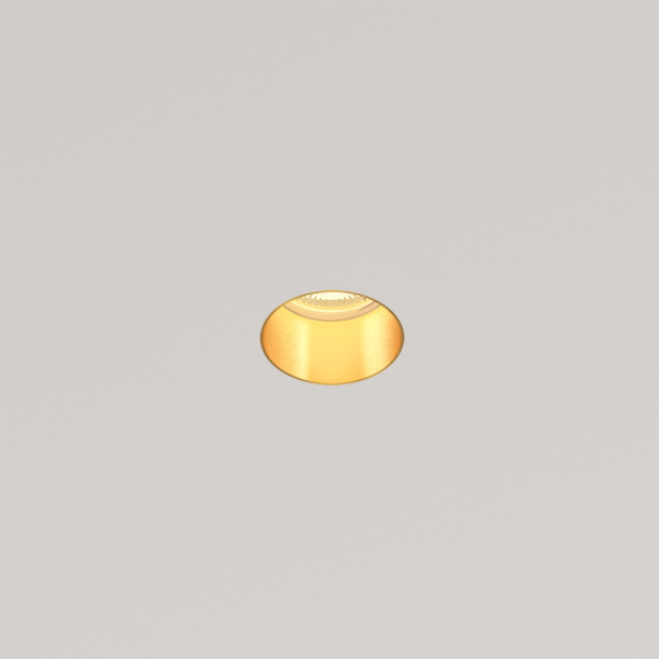 QUASAR 55 BRASS Встраиваемый потолочный гипсовый светильник