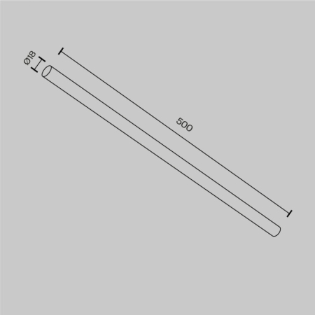 Соединитель для шинопровода Maytoni Technical CA001-L500-B