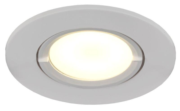 Светильник 4105 встраиваемый MR16 круг пласт. бел. IEK LT-UVB0-4105-GU05-1-K01