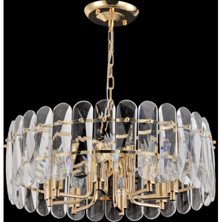 Люстра Janice 1044-308 8хЕ14 40Вт хрусталь Rivoli Б0061210