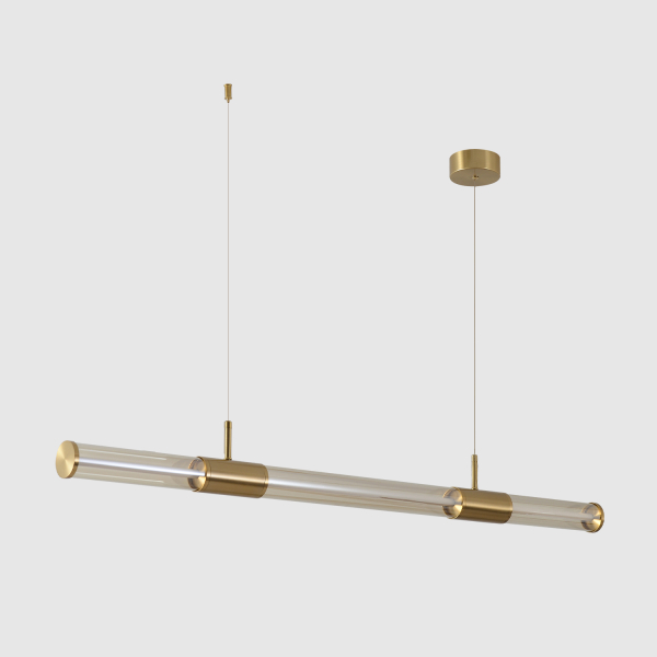 Crystal Lux Светильник подвесной Crystal Lux LINEUP SP24W LED BRASS