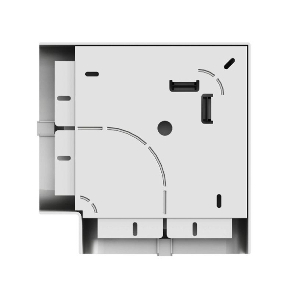 Угол плоский для кабель-канала 110х50 с разд. алюм. DKC 01003G