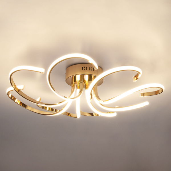 Накладная люстра Eurosvet 90096/8 золото