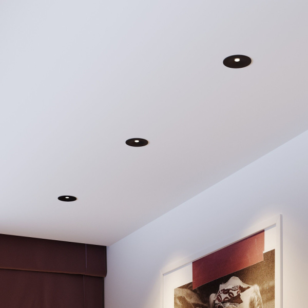 Встраиваемый светильник Elektrostandard 15275/LED 12W 3000K черный