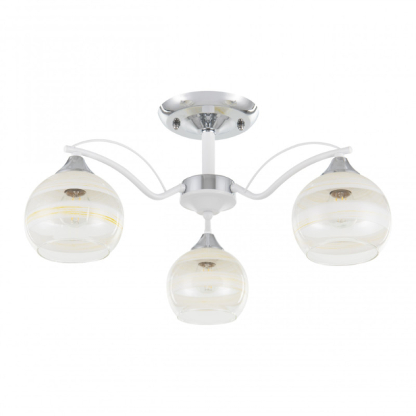 Накладная люстра Arte Milano 326503/3 CR+WH