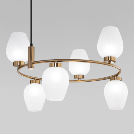 Подвесная люстра Eurosvet 30183/6 латунь